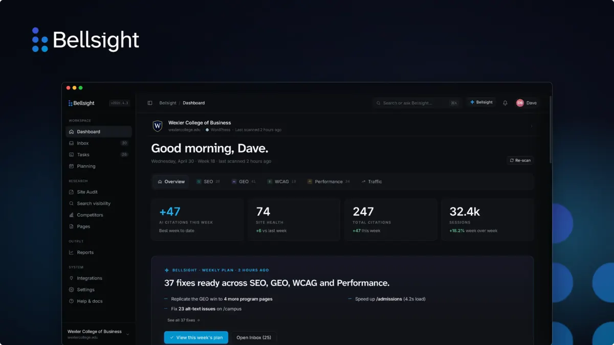 SEO, GEO & Accessibility Operations Platform